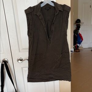 Banana Republic Olive Green Dress
